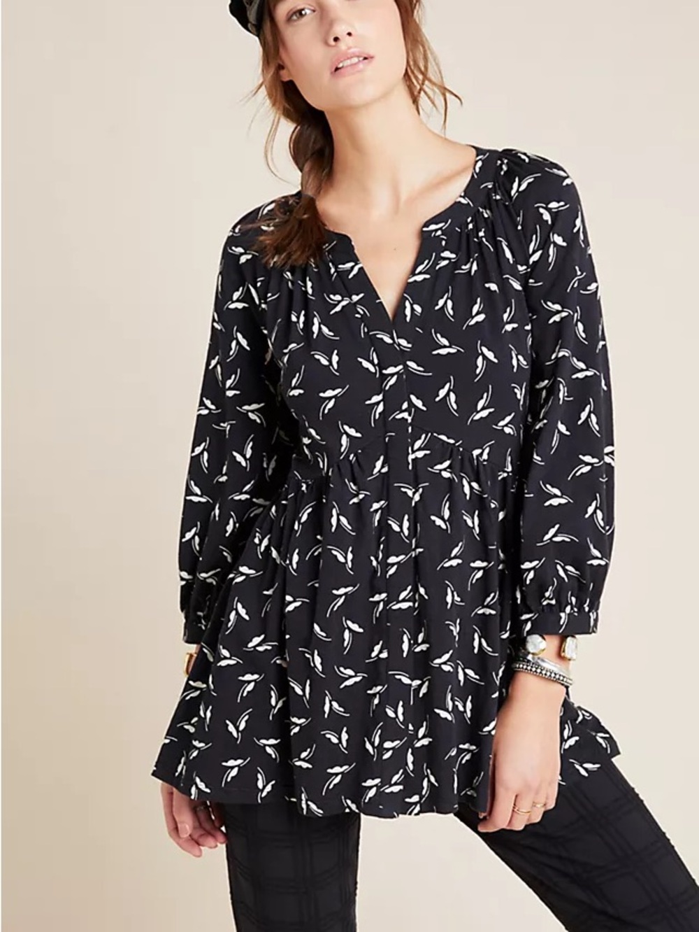 Maeve Anthropologie Winona Babydoll Tunic